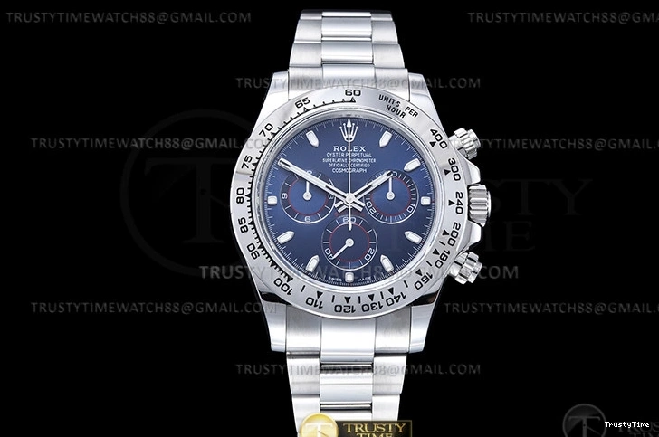 0501 ROLDYT0441A – Daytona 116509 904L WG WG Blue Stk QF V3 SH Timeless 954